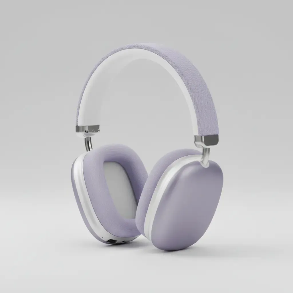 Audífonos Bluetooth Movisun K20 Over-ear Color Lila